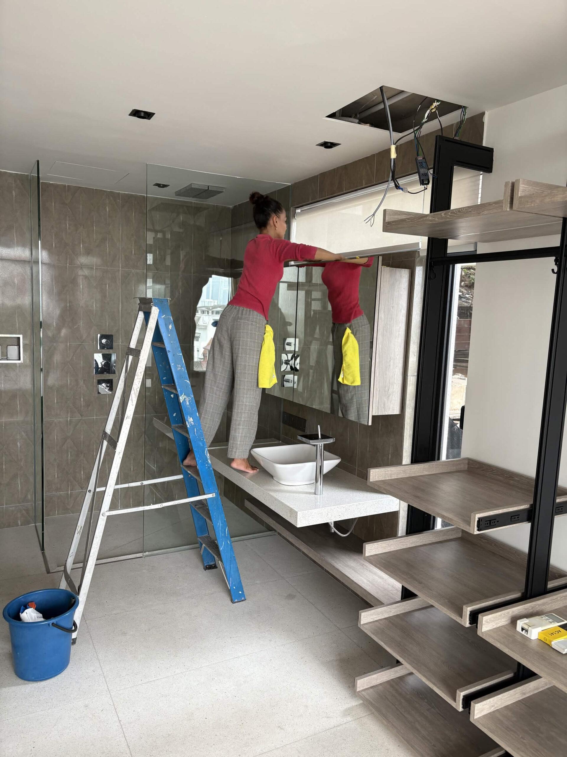 Big Family Cleaning cleaner at work in a KL home
